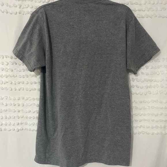 Quiksilver gray and blue logo graphic tee m - Picture 5 of 6